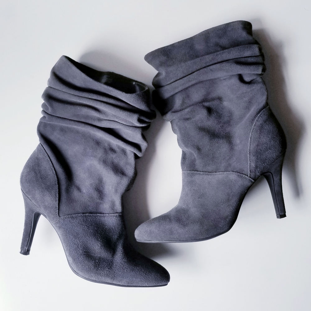 Kelly & Katie Alesa-KK ankle boots, gray suede